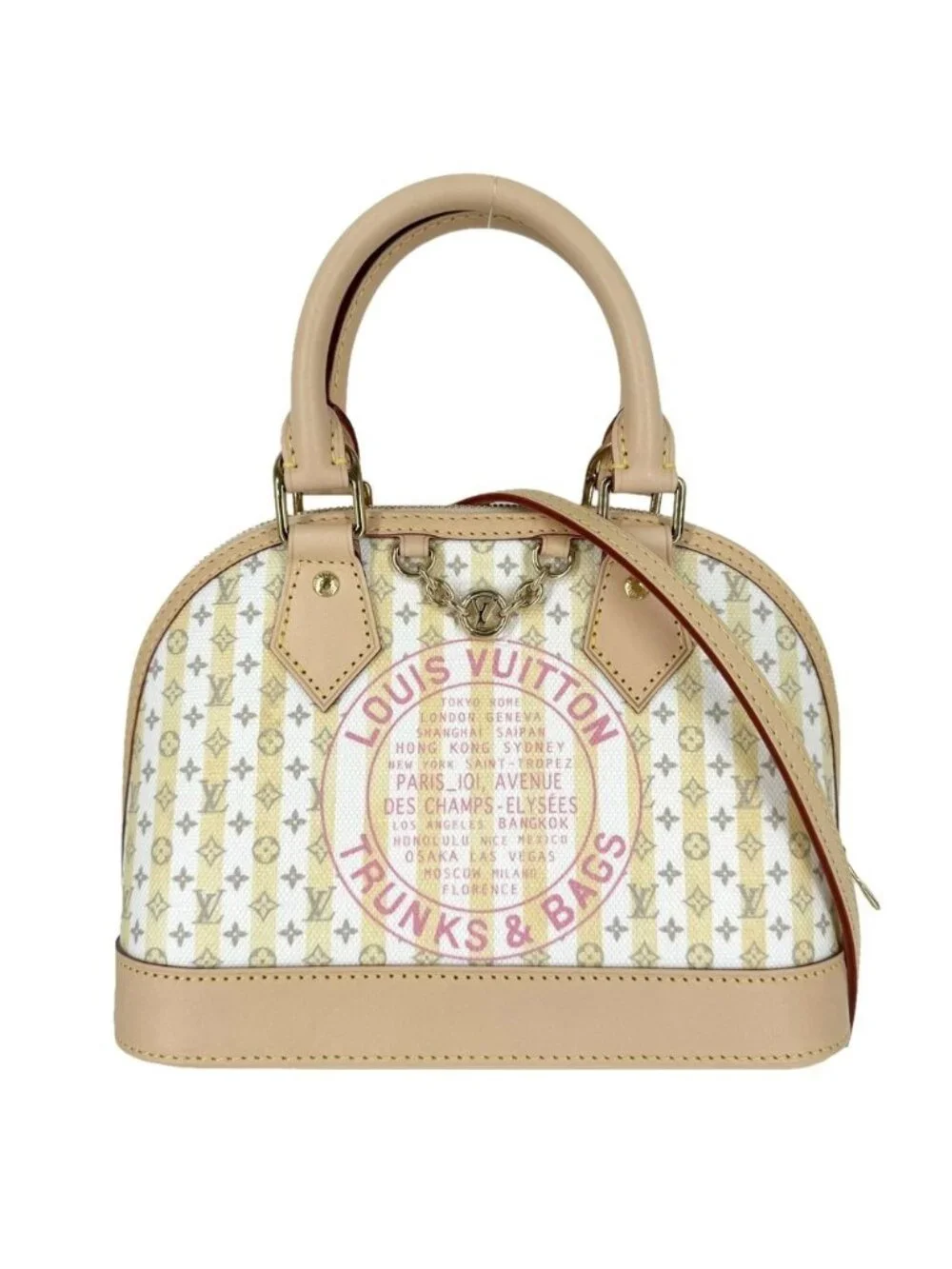 Louis Vuitton 2-Way LV Resort Alma BB Shoulder Bag Handbag Crossbody Mini
